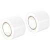 Maveek, 2 rotoli di nastro isolante elettrico, 50 mm x 15 m, in silicone impermeabile, per riparazioni e isolamento, nastro bianco