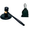 Abiyou Martello Giudice Legno, Martelletto del Giudice, Martelletto del Giudice e Blocco, Gavel, Perfetto per Avvocati, Riunioni, Discorsi, Dibattiti, Giudici, Aste