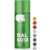 CL COSMOS LAC Cosmos LAC - Vernice acrilica spray in molte tonalità RAL, bomboletta spray da 400 ml, perfetta per fai da te, upcycling e altri lavori di verniciatura (RAL 6018 - giallo-verde)