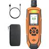 TOPTES AT-505 Rilevatore ammoniaca ricaricabile, rilevatore NH3 0-100 PPM con triplo allarme, registrazione allarmi e soglie di allarme regolabili per allevamenti, pollame, suini e bestiame