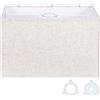 OUTON Paralume rettangolare 39,9 x 24,4 cm per piantane e lampade