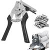 BAIFULAI Pinza per Wurstclipper, Pinza ad anello con 1200 clip, Pinza per chiodi ad anello in acciaio inossidabile, Pinze per anelli Hog Ring, Pinza per Wurstclipper, Pinza di fissaggio per recinzione