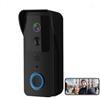 BINGNU Videocitofono, Videocitofono WiFi 5G 2.4G 1080P Tuya Smart, citofono wireless esterno, telecamera impermeabile, campanello con suoneria(Black Option 1)