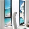 VQBKHO Climatizzatore per finestre, 400 cm (157), guarnizione per finestre per climatizzatori mobili, climatizzatore mobile con tubo di scarico per climatizzatori mobili, asciugatrice, asciugatura dell'aria