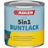 Adler - Vernice colorata 5 in 1, per interni ed esterni, opaca, resistente alle intemperie, per legno, metallo e plastica