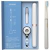 Aosrioylt Miroshine Electric Toothbrush, Rechargeable Travel Toothbrush with 2 Brush Heads And Travel Case, 2 Mins Smart Timer, 3 Modes, Ipx7 Waterproof, 30s Intelligent Zone Change Prompt(Silver)
