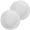 The HC Companies SLI24000A10T003LRETS - Sottovaso Rotondo Classico, in plastica, 53,3 cm, Bianco