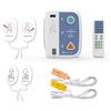 XFT AED Trainer con telecomando, strumento didattico per allenamento AED, dispositivo portatile AED con macchina didattica CPR, 10 scenari di allenamento, combinazione vocale polacco e francese (XFT