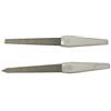 Courtieyeardceastea 5 lime per unghie a doppia faccia in metallo con manico in plastica per manicure fai da te strumento pedicure bianco