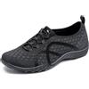 Skechers Breathe Easy - Fortune-knit, Scarpe da Ginnastica Donna, Nero, 36 EU