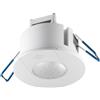 goobay Sensore di movimento compatto, bianco, montaggio a soffitto, illuminazione per armadio, lampada LED PIR a 360°, portata 8 m, illuminazione intelligente, LED e luce notturna, IP20, 79598