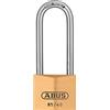 ABUS Lucchetto in ottone, staffa trasparente, ca. 40 mm, diametro staffa: 6 mm, 100 x 50 x 50 cm