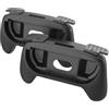ReachMall 2 accessori per impugnatura per gamepad, maniglia semplice per unità principale, controller wireless 15 x 10 x 8,5 cm per interruttore/lite/OLED (è nero)