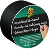 Duck Tape - Lavagna adesiva scrivibile per scrivere e annotare, 47 mm x 4,5 m
