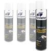 Leviatan Golden Power - Set di 4 spray per aria compressa, 600 ml, filtro dell'aria compressa, aria compressa, perfetto per la pulizia di tastiera e computer,