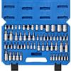 CASOMAN Master Torx, set di 60 chiavi a bussola Torx esterne, set da 60 pezzi, in acciaio S2 e Cr-V, E4-E24, T6-T70, TT6-TT70, TP8-TP60