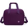 Micmores Per Easyjet Airlines Cabin Bag 45x36x20, 24L Underseat Hand Bagaglio, Travel Duffle con Trolley Sleeve, Borsa da viaggio per weekend a mano, Impermeabile, Viola, carry-on 24L, Per Easyjet Airlines