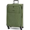 REDOLZ valigia grande morbida 79 cm espandibile | trolley leggero con 4 doppie ruote e serratura TSA | 79 × 46 × 30 cm 3,23 kg per donna e uomo - Essentials 12