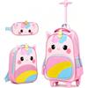 LIFEZEAL Set Zaino Scolastico 3 in 1 per Bambini 3+ Anni (Unicorno2)
