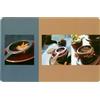 d-c-fix tovaglietta - Tea (29 cm x 44 cm rettangolare) - tovaglietta gialla per tavolo da cucina e da pranzo - idonea al contatto con alimenti & lavabile