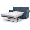 MASTERS OF COVERS Copridivano Letto Ektorp 2 Posti, Cotone Blu | Compatibile con IKEA Ektorp divano letto 2 posti. Solo fodera, divano non incluso. Cotone.