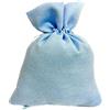 Generico 10 Sacchetti portaconfetti Porta Confetti 10x13 cm in Cotone Vari Colori (Celeste)