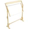 TTISJHK Telaio da ricamo regolabile in legno - Supporto da ricamo girevole a 360° in legno di pino, regolabile in altezza con tavola da disegno, supporto stabile per ricamo, punto croce e lavoro a mano
