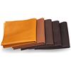 Club4Brands Ritagli di Pelle - Resti di Cuoio Marrone, Scampoli di Pellame, Grandi Dimensioni, Alta Qualità, Ideale per Borse, Scarpe, Riparazioni, Decorazioni, Artigianato, 1 kg, Formato A4 - Marrone