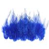 PATIKIL 3-6 Piuma Gallo Sella 50pz Sfuso Piuma Naturali Soffici Piume Artigianali per Acchiappasogni Orecchini Ciondolo Scuro Blu