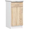 AKORD Mobile da cucina Lima | Angolo cottura con piano di lavoro 82x40 cm | Resistente | Design moderno | Per cucine grandi e piccole | Facile da pulire | Abbinabile ad altri mobili della gamma