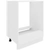 VCM Esilo - Armadio per forno, larghezza 60 cm, colore: Bianco
