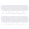 PH PandaHall 20pz Ventagli Pieghevoli Rotondi 20x24cm Ventagli Pieghevoli Portatili in Nylon a Forma Piatta Decorazione per Spettacoli Teatrali Fotografia a Sublimazione Yoga Eventi Culturali, Nero