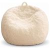 Chingcoo Pouf in pelliccia sintetica (senza imbottitura), soffice pouf per bambini e adulti, 2 in 1, morbido pouf per la cameretta dei bambini, 70 x 80 cm