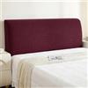 Ystyle Copri Testiera Letto Matrimoniale, 120CM, Rosso Vino