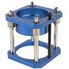 CAQYPVH Piastra di Sollevamento a Pantografo Regolabile Piattaforma Elevatrice Robusto Supporto per Artigiani, Hobbisti, Falegnameria, Officina, Blu