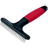 Ferplast Pettine per Cani a Rastrello per Sottomanto, Pelo Medio e Lungo - Denti corti Arrotondati, Impugnatura in Gomma Antiscivolo