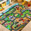 FCXVXCL Tappeto da Gioco per Bambini 60 x 90 cm Tappeto da Gioco Antiscivolo Tappetino da Gioco Lavabile in Lavatrice a Pelo Corto per la Camera dei Bambini Decorazione della Sala Giochi1