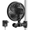 Dreamhigh Grow Ventilatore con Clip, Potente Ventilatore Oscillante a 3 Velocità, Silenzioso e Compatto per Growbox, Ventilatore per la Crescita delle Piante