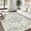 HUGEAR Tappeto Salotto 160x230cm Grande Verde Vintage | Antiscivolo, Lavabile In Lavatrice, Camera Da Pranzo, Sedia, Ufficio, Grandi, Rug, Esterno, Pelo Corto, Carpet