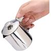 Segutage Brocca Schiuma Latte Acciaio Inox con Coperchio per Caffè Latte Art (1000, ml/min)