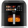BEPER P101FRI091 Friggitrice ad Aria 9 Litri 1800W con Finestra e Luce Interna, Display Touch a Colori, 12 Programmi Automatici, Air Fryer XXL con Timer 60 Min