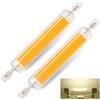 MZIEIU Dimmerabile R7S LED 118mm Lampadine,Bianco Naturale 4500K,20W LED R7S COB Equivalenti a J118 200W Lampada Alogena,2000LM Nessun Sfarfallio,Illuminazione Fascio 360°,AC 220-240V,Confezione da 2