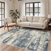 BEIMO Tappeto Salotto 200x290cm Moderno Astratto Tappeti Blu