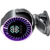 FROMCEO Ventilatore da scrivania per studio con pannello touch e struttura in ABS resistente, clip sul comodino