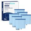 Wessper Aquafloow Filtro Acqua di Ricambio Compatibile con Philips® AquaClean® CA6903/10 & CA6903/22, Saeco® LatteGo® Serie 2200-5400 Cartuccia Anticalcare per Macchina Caffè Automatica Espresso (6x)