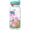 Mepal - Borraccia con coperchio pieghevole Campus - Il coperchio salta premendo un pulsante - Borraccia per bambini adatta all'acido carbonico - A prova di perdite e lavabile in lavastoviglie - 600 ml