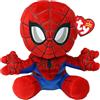 Ty - Collezione Marvel, Spiderman, Tutti i Tuoi Eroi Preferiti in Versione Floppy, Morbido Peluche da Collezionare, Idea Regalo per Grandi e Piccini - 20 cm - T44007
