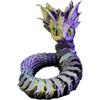 Genérico Toy 3D Printed Snake Fidget - Flessibile Articolato Movable Animal Figure with Hinged Joints, Restless Desk Pet Ornament | Collectible Decor For Office Car Home Gift Decoration Reptile