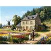 CREAFOMIFE Puzzle 1000 Pezzi per Adulti, Puzzle Grande Difficile e Impegnativo, Regalo per Appassionati Villa retrò (70x50 cm)