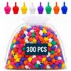 Generic Mini dita medie | Confezione 300 manine colorate capovolgi